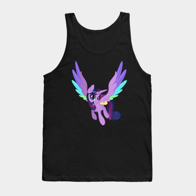 My Little Pony Rainbow Wings Twilight Sparkle Tank Top by SketchedCrow